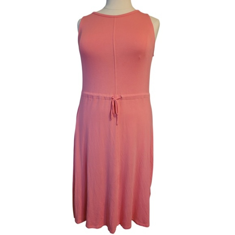 The Limited Womens Pink Sleeveless Drawstring Waist Midi Dress XL LLD0062S